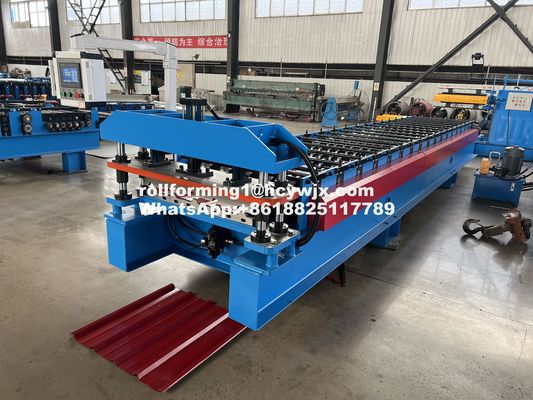 914mm Alumini Roofing Sheet Making Machine Controllo PLC