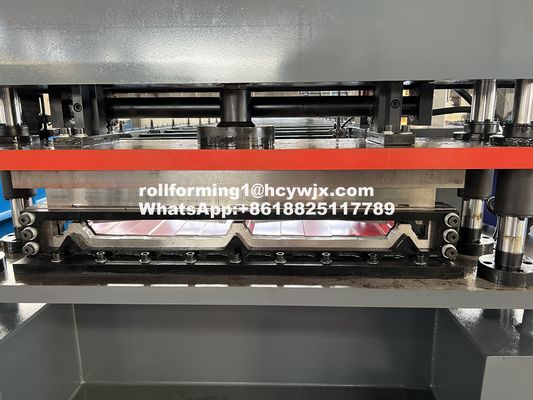 380v 3 fase 50hz Roofing Sheet Roll Forming Machine per spessore 0,3-0,8 mm