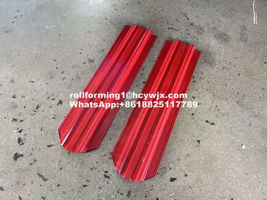 Profilatrice per steccati con taglio idraulico, controllo PLC e spessore materiale 0,3-0,6 mm