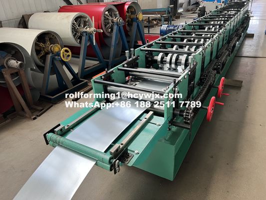 Azionamento a catena 1,2 mm Cz Purlin Roll Forming Machine Efficiente