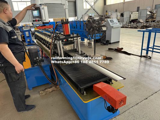 6.5mx1mx1.4m Roller Door Roll Forming Machine per profili personalizzati e larghezza variabile