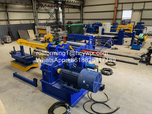 Linea di taglio GI/PPGI con ricollettore spessore del materiale 0,12-5 m/min