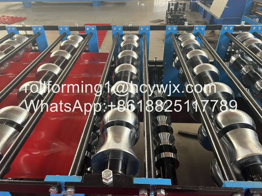 Rotolo di doppio strato di buona qualità che forma il rotolo delle mattonelle tetto/della macchina che forma le macchine che sopportano acciaio