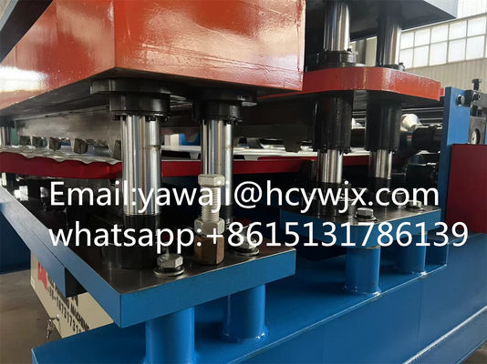 Macchina per la formazione di rotoli di copertura metallica per la produzione di velocità 15m/min 70mm di diametro dell'albero