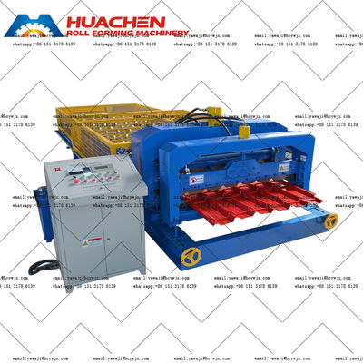 0.3mm Profil di alluminio vetrata carta roll formando macchina