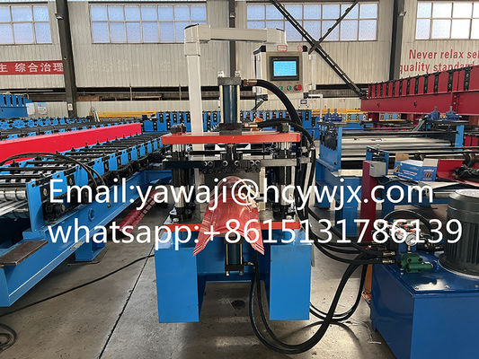 3 cappuccio della lamiera di acciaio di colore di fase 400mm che forma l'attrezzatura della forma rotolo/della macchina