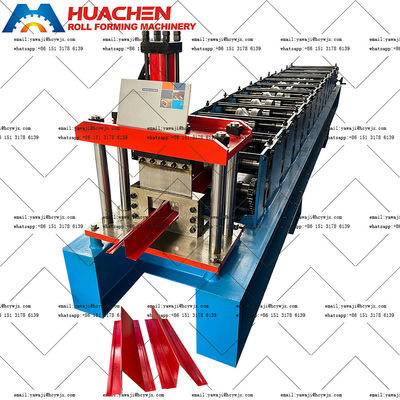 Il rotolo del cappuccio di Ridge di alta precisione che forma la macchina lamina a freddo la formazione dell'attrezzatura all'interno di 1.00mm