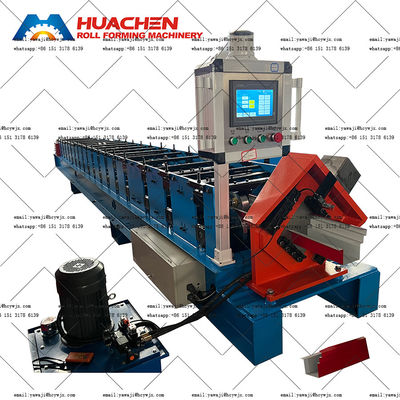 Rotolo galvanizzato del pannello del tetto della grondaia del tetto di Ridge che forma larghezza della macchina 410mm