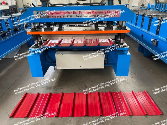 Etiopia 600 PLC Control System Roof Sheet Making Machine Ferro laminatore