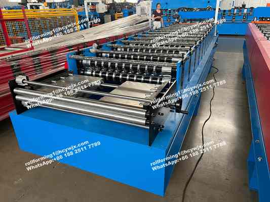 Il silo d'acciaio PPGI ha ondulato il rotolo che forma la macchina per lo strato del tetto di 0.7mm