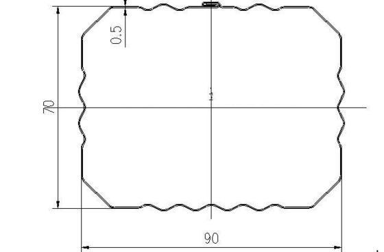 Rotolo della grondaia che forma il tipo discesa di colata quadrato/della macchina che forma macchina/tubo squar d'acciaio dell'incanalamento che fa macchina