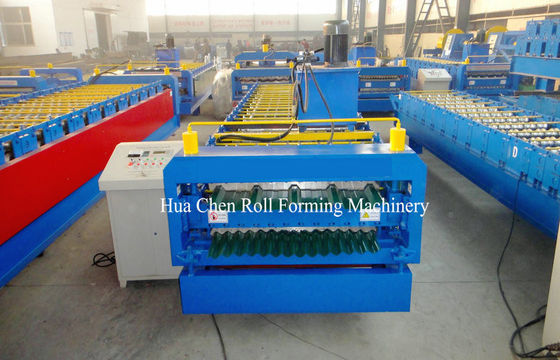 IBR e rotolo ondulato di doppio strato che formano macchina per il piatto d'acciaio con CE