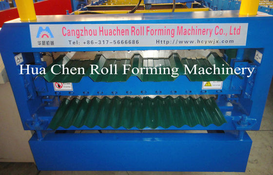 IBR e rotolo ondulato di doppio strato che formano macchina per il piatto d'acciaio con CE