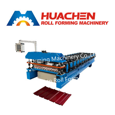 Trapezoide Roofing Tile Roll Forming Machine Standing Seam Roof Rolling
