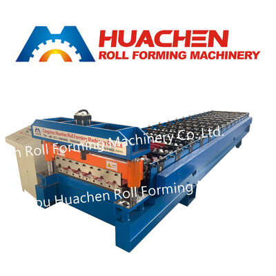 Rotolo per piastrelle a gradini per pannello del tetto che forma macchina Macchina per rulli per fogli per tetto e pareti