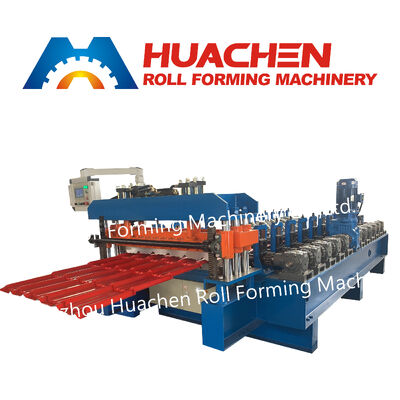 Macchine automatiche per la laminazione di lamiere ondulate metalliche a uno strato - Macchine per la laminazione di piastrelle per tetti - Apparecchiature industriali