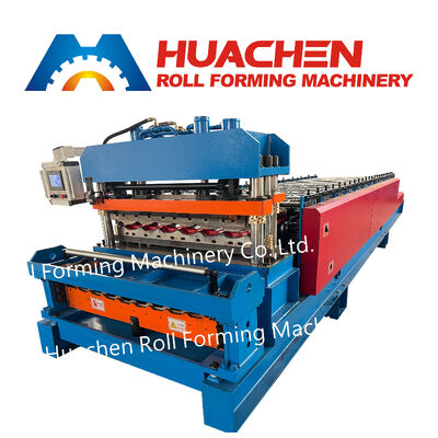 Macchina automatica per la formazione a rotoli di piastrelle vetrate a doppio strato e di pannelli per tetti