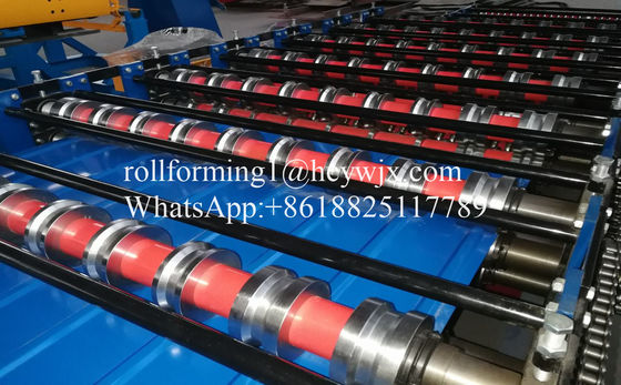 Rotolo della piattaforma del doppio del pannello del tetto di IBR che forma macchina TR18 TR26