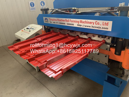 Rotolo di doppio strato di profilo delle mattonelle del comando a catena che forma macchina